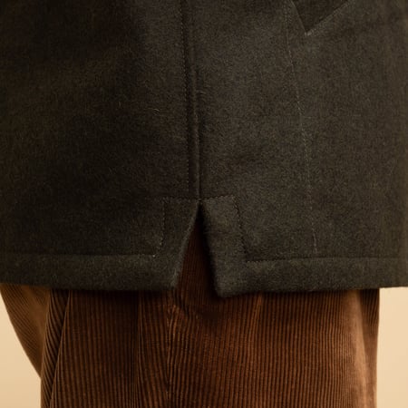 Dark Green Wool Cruiser Jacket