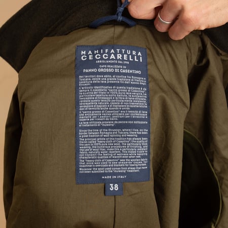 Dark Green Wool Cruiser Jacket