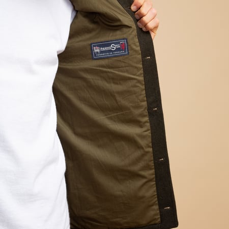 Dark Green Wool Cruiser Jacket