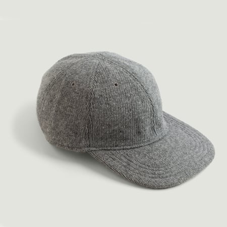 Recycle W/P 6 Panel Knit Cap D.Gray