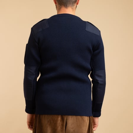 THE MINOR / Military Navy Officer Sweater