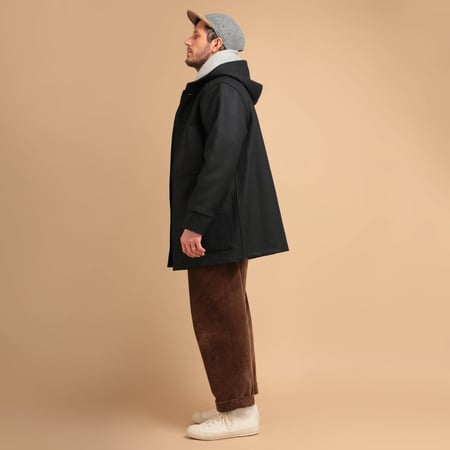 The Navy Wool Cloth Kabig