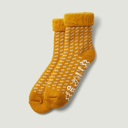 Comfy Room Socks "Bird's Eye" D.Yellow