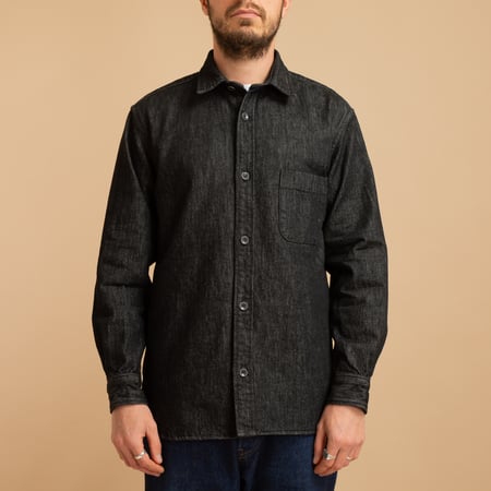 JAPAN BLUE / 13oz Denim Shirts Dark Grey