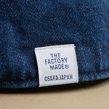 6-Panel Denim/Sashiko Cap Navy