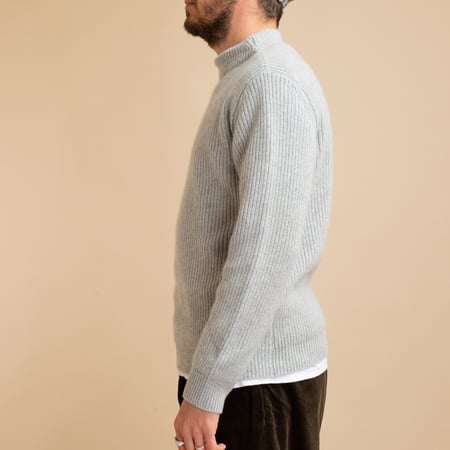 Pull Cashmere Sweater Light Gray