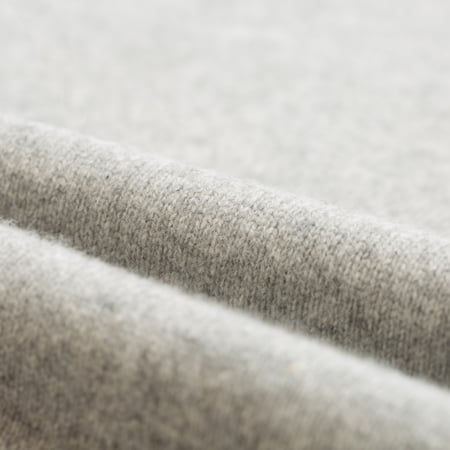 Wool/Cashmere Turtleneck Sweater Light Gray
