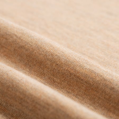 Light Brown Merino Turtleneck Sweater