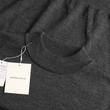 Charcoal Gray Merino Turtleneck Sweater