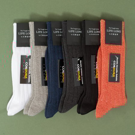 "Life Long" TS-1 Indigo Socks