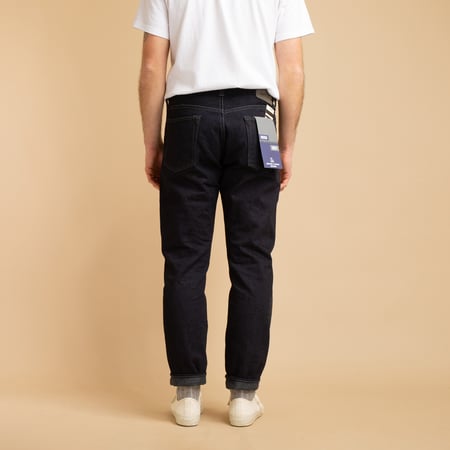 0405-52G High Tapered 18oz Indigo×Grey