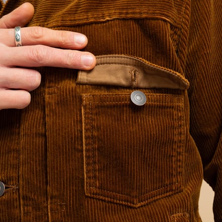 Corduroy Type II Double Pocket Jacket Brown