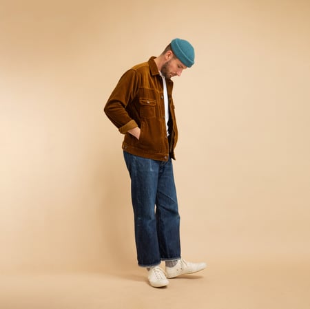 Corduroy Type II Double Pocket Jacket Brown