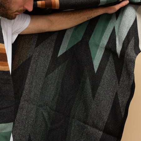 Wyeth Trail Oxford Jacquard Blanket