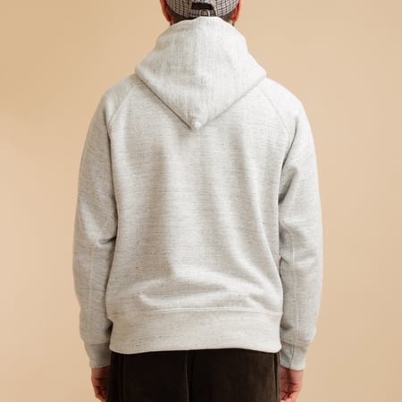 XX DEVELOPMENT / "SURE MFG" Zip Corn Head Hoodie Silverado