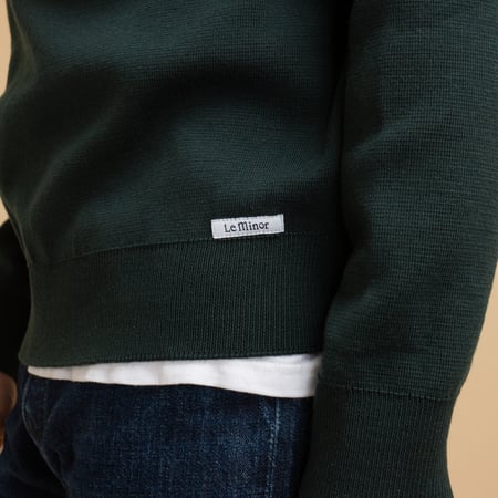 Dark Green Milano Turtleneck Sweater