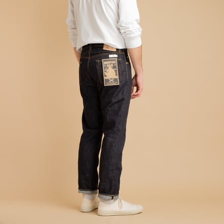0605-V Natural Tapered 15.7oz Vintage Selvedge Denim