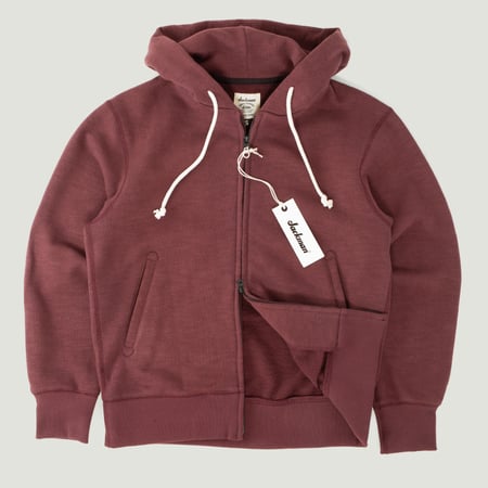 GG Full-Zip Sweat Parka Mahogany