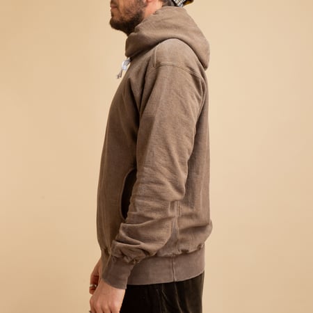 Heavy Pullover Hood Sweat P-Brown