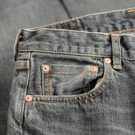 F160 '66 Type Selvedge Denim Black