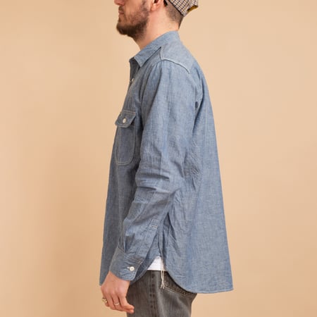 F3494 Chambray Work Shirt