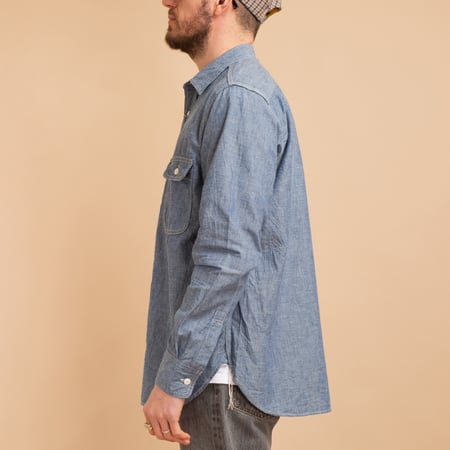 F3494 Chambray Work Shirt