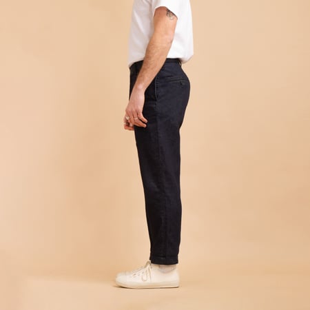 F0527 Relax Trousers Indigo