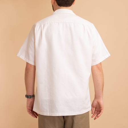 S/S Belavista Camp Collar Off White