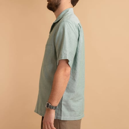 S/S Belavista Camp Collar Green