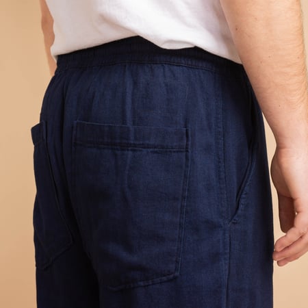 Hi Water Trouser Indigo Herringbone Denim