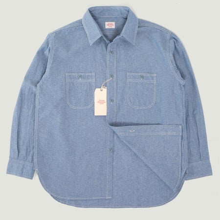 STUDIO D'ARTISAN LADIES / SDL-5016A Chambray Work Shirt