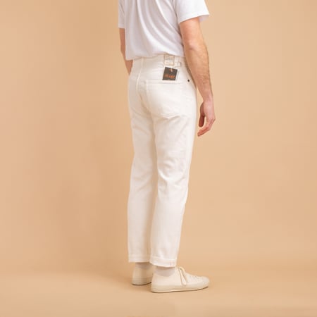 5 Pocket Denim White