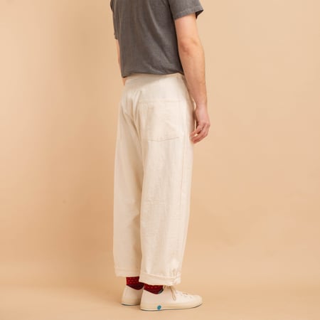Back Nep Baggy Pants Hem