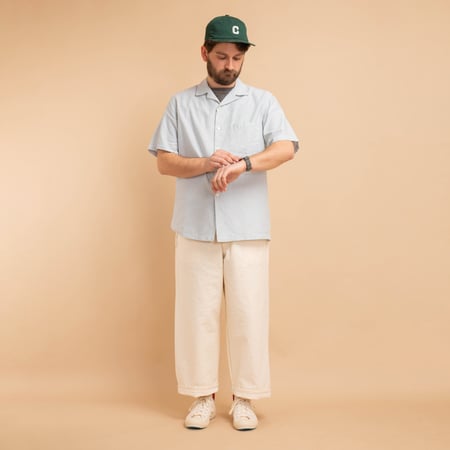 Back Nep Baggy Pants Hem