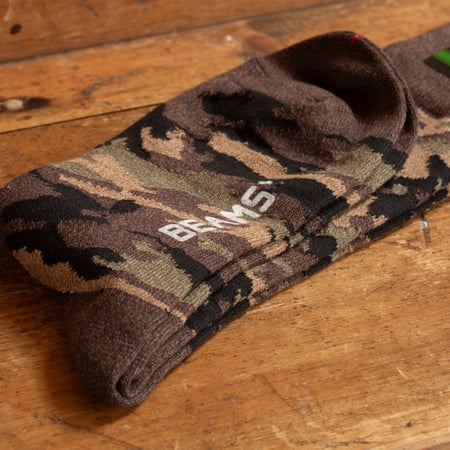 Melange Camo Socks Olive