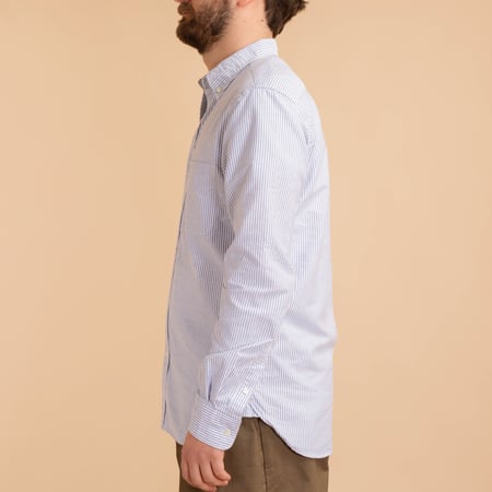 BD Oxford Shirt Candy Stripe Blue