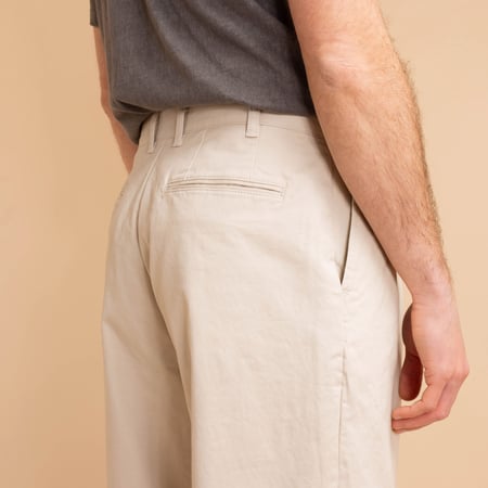 image flâneurs porté back Beams 2 Pleats Twill Trousers 1