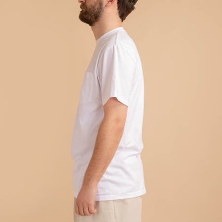 2 Pack Pocket Tee White