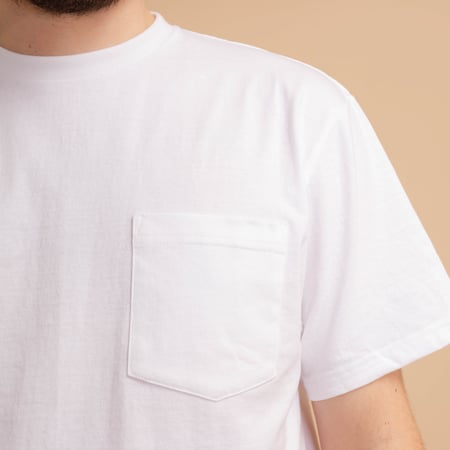 2 Pack Pocket Tee White