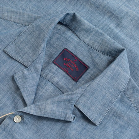 S/S Chambray Camp Collar