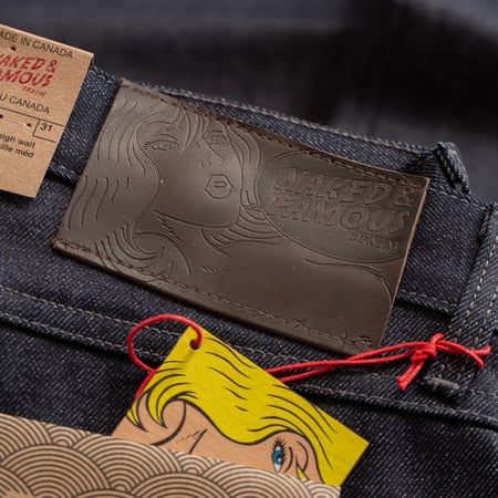 Image_Flâneurs_NAKED & FAMOUS / TrueGuy Indigo détail-patch