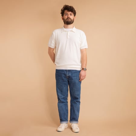 Ice Cotton Turtleneck Off-White