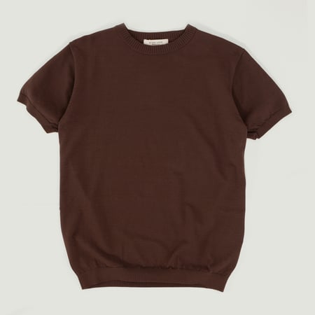 Ice Cotton Crewneck Brown