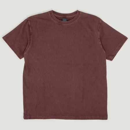 Short Sleeve Crew T-Shirt P-Bordeaux