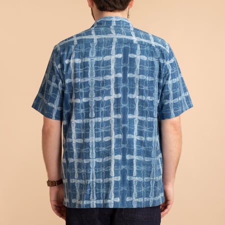 KARDO x FLÂNEURS / S/S Shirt Shibori 14 Indigo