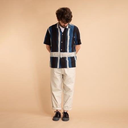 KARDO x FLÂNEURS / S/S Shirt BP119 Indigo