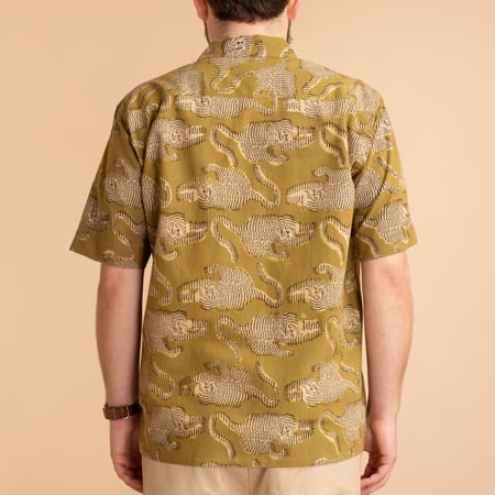 KARDO x FLÂNEURS / S/S Shirt BP69 Olive/Black