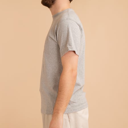 Short Sleeve Crew T-Shirt in Metal Color