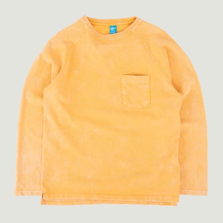 L/S Heavy Raglan Pocket Tee VD-Mustard