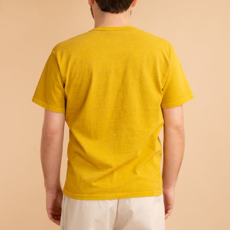 Short Sleeve Henley Tee - Banana
